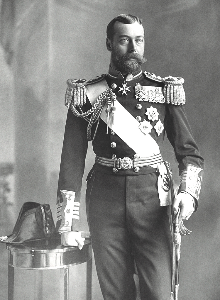 King George V (1865-1936). 