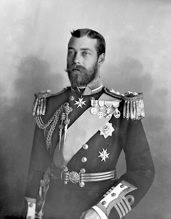 King George V (1865-1936). 