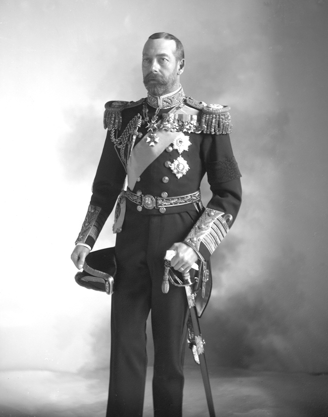 King George V (1865-1936). 