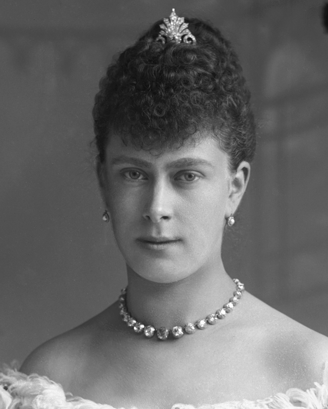 : Queen Mary (1867-1953) when Princess Victoria Mary of Teck.