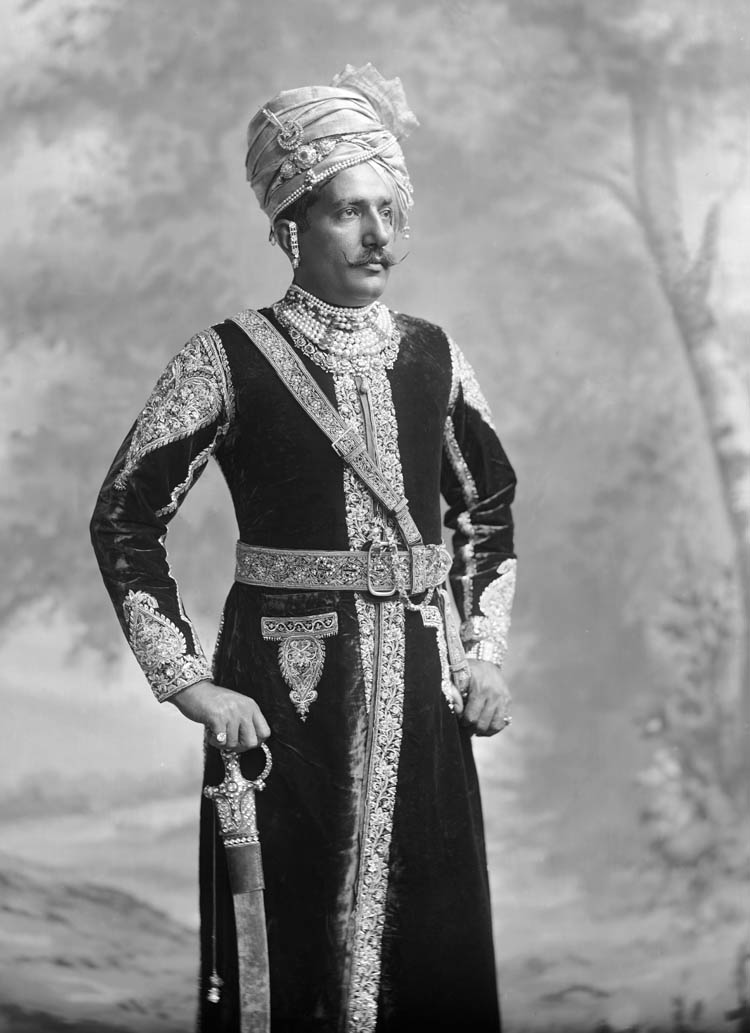 Rajah Ajit Singh of Khetri (c. 1864-1900) son of Thakur CHATAR SINGH of Alsisar.[India] married 1875, the daughter of Thakur DEVI SINGH of Auwa, 