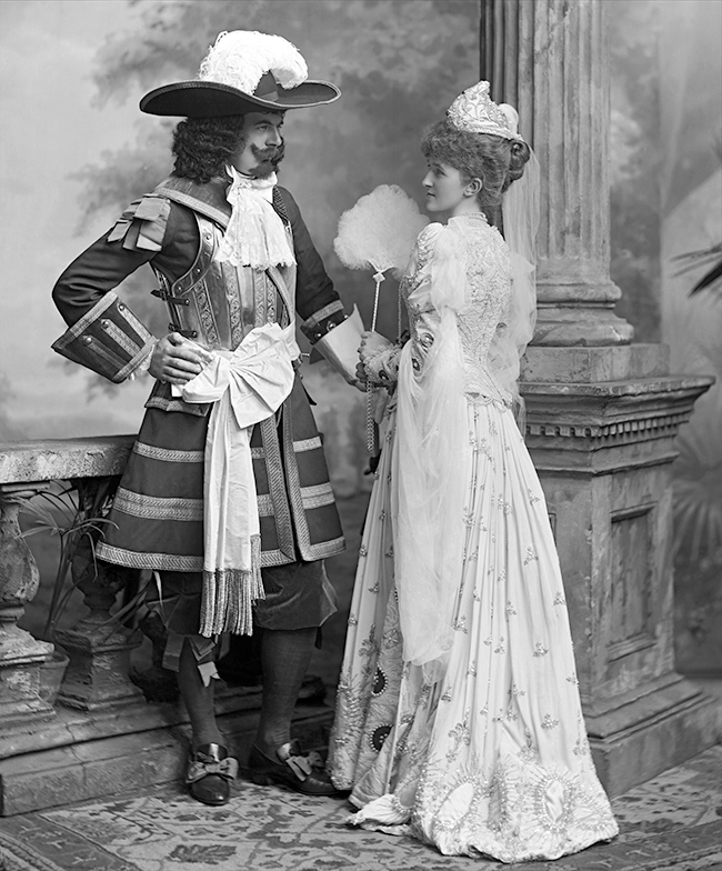 17th Earl of Derby (1865-1948) and  Mabel Susan, Baroness St. Oswald (d 1919) by Lafayette 1897