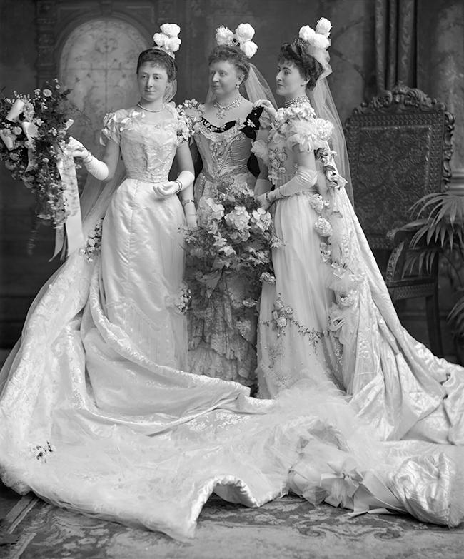 Lady Darell, with her daughter Dorothy and Mrs. H.C. Jobson.