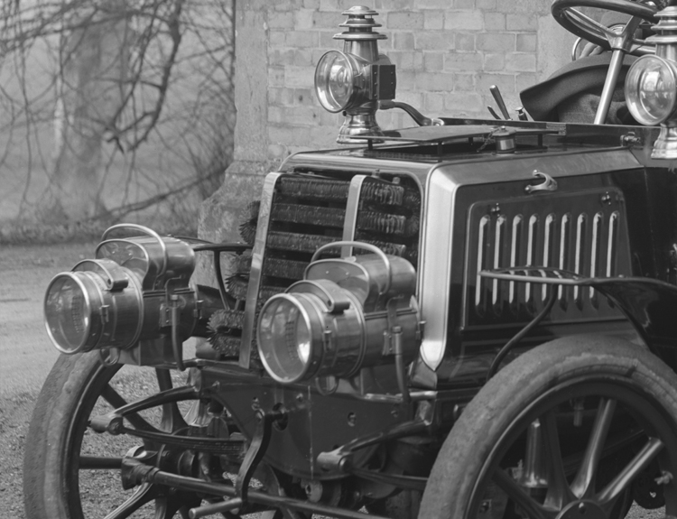 Ivor Bertie Guest, 1st Baron Wimborne (1835-1914); Hon. Oscar Montague Guest (1888-1958) (?); mechanic or chauffeur