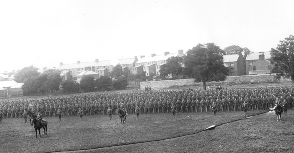 Battalion on Parade, 2nd Duke of Wellingtons Riding Regiment [unidentified]