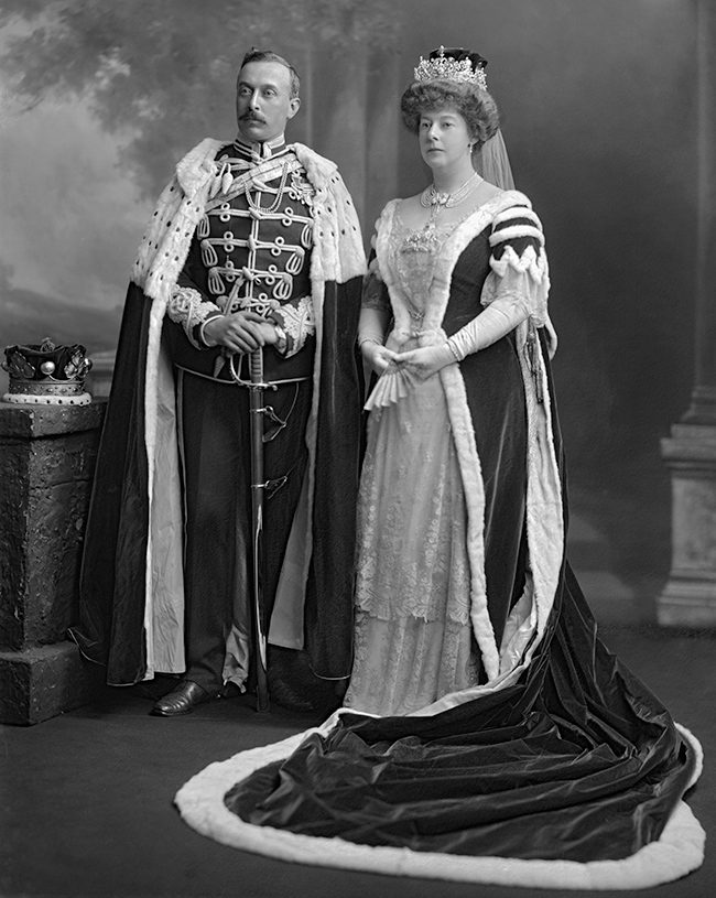 George William James Chandos Brundenell-Bruce, 6th Marquess of Ailesbury (1873-1961) and Sydney, Marchioness of Ailesbury née Madden (d.1941). 