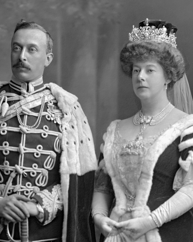 George William James Chandos Brundenell-Bruce, 6th Marquess of Ailesbury (1873-1961) and Sydney, Marchioness of Ailesbury née Madden (d.1941). 