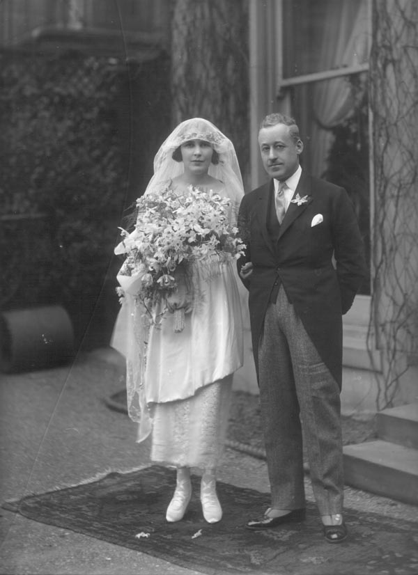 Mr & Mrs Sally Solomon, wedding portrait.