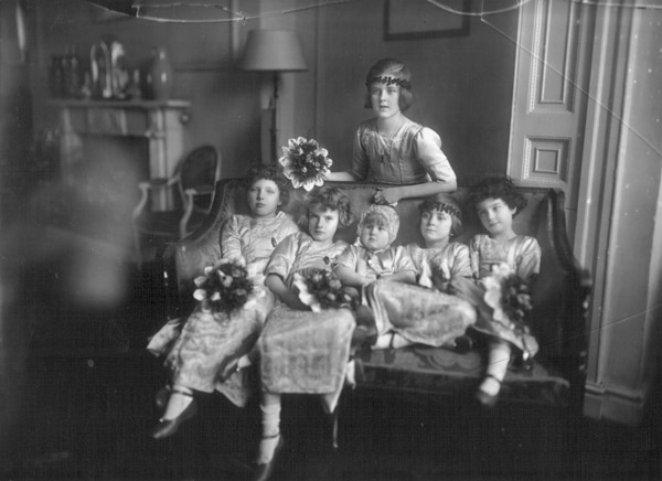 Bridesmaids to Hon Mr and Mrs Charles Henry George Mulholland. 