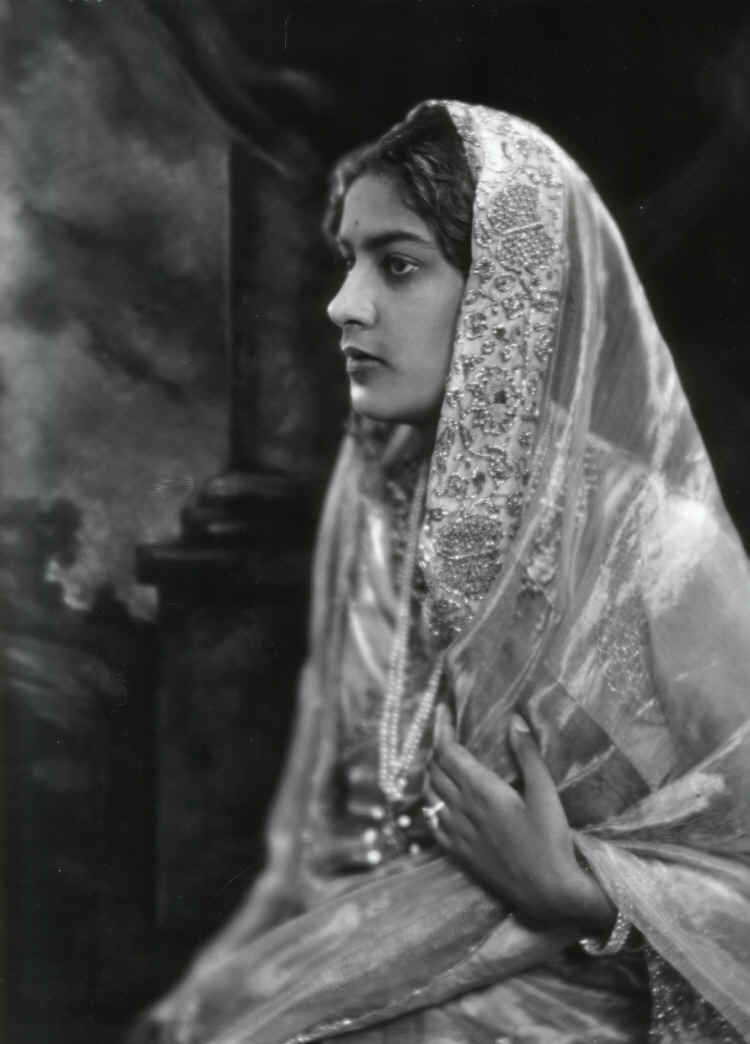 Rani Shri Amrit Kaur Sahib, only daughter of Major-General H.H. Farzand-i-Dilband Rasikh-al-Iqtidad-i-Daulat-i-Inglishia, Raja-i-Rajagan, Maharaja Sir Jagatjit Singh, Bahadur, Maharaja of Kapurthala, GCSI, GCIE, GBE, by his fourth wife, Rani Kanari.