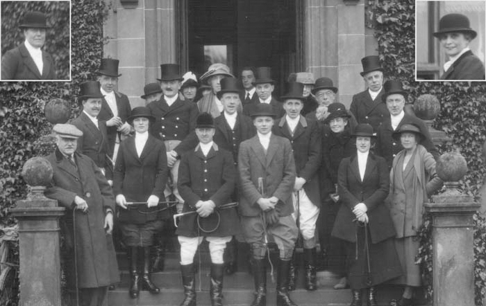 Hunting Party at Glen House, Innerleithen, County Peebles [check]. Copyright V&A