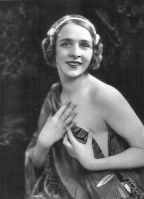 Beth Beri "aka Elizabeth Kislingbury, one of the dancers with the Ziegfeld Follies"