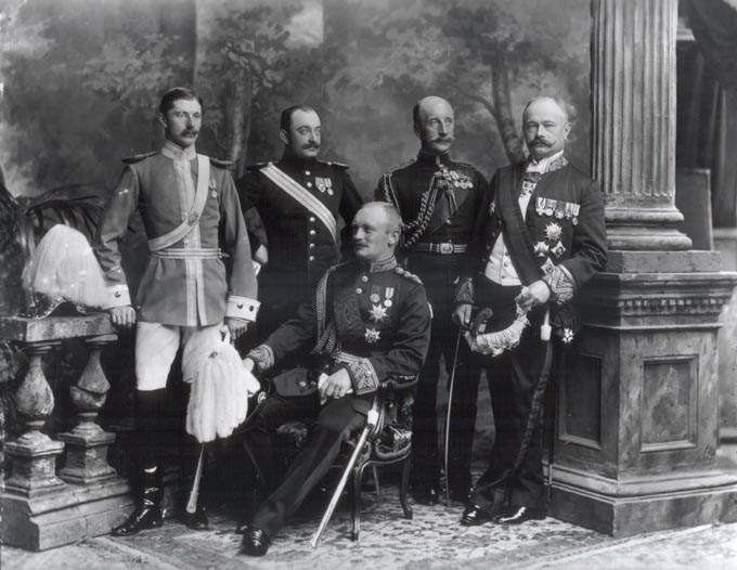King Frederick Augustus of Saxony and diplomatic suite by Lafayette 1897